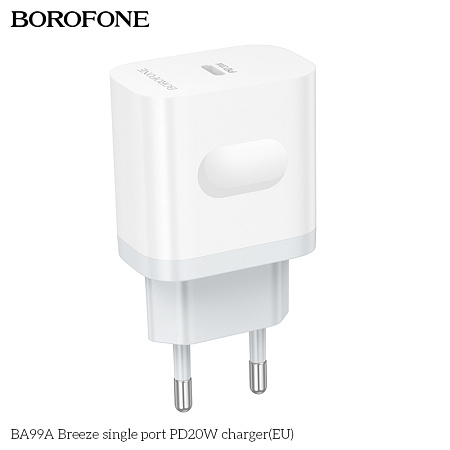 СЗУ 1Type-C 3.0A PD 20W быстрая зарядка Borofone BA99A