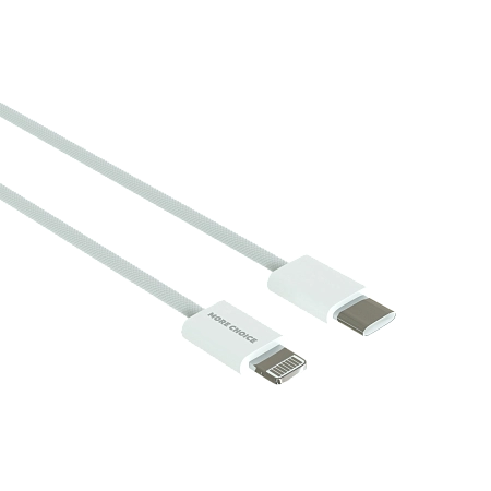 Дата-кабель USB 3.0A PD 20W для Lightning 8-pin Type-C More choice K73i нейлон 1м