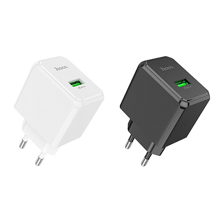 СЗУ 1USB 3.0A QC3.0 18W быстрая зарядка Hoco CS12A