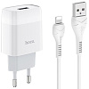 СЗУ 1USB 2.1A для Lightning 8-pin Hoco C72A 1м