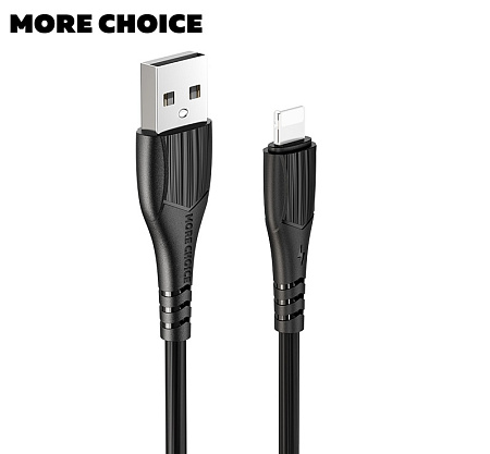 Дата-кабель USB 2.0A для Lightning 8-pin More choice K22i TPE 1м