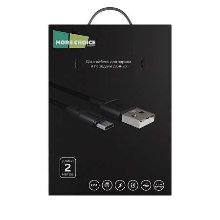 PURE Дата-кабель USB 2.0A для micro USB More choice K19m TPE 2м