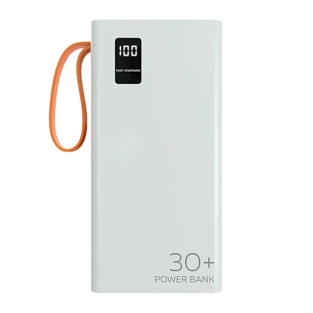 PURE Внешний аккумулятор 30000mAh 2USB 2.1A More choice PB22-30 с кабелем