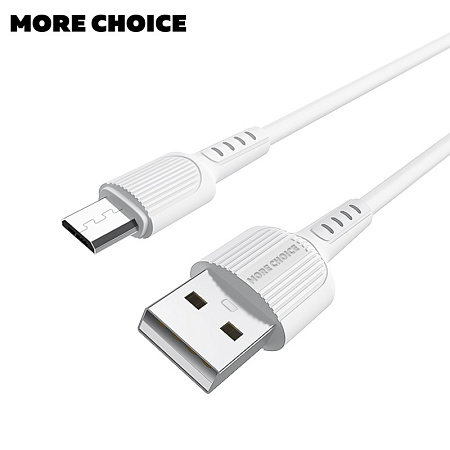 Дата-кабель USB 2.0A для micro USB More choice K26m TPE 1м