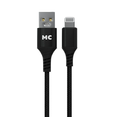 Дата-кабель USB 2.4A для Lightning 8-pin More choice K69i нейлон 2м