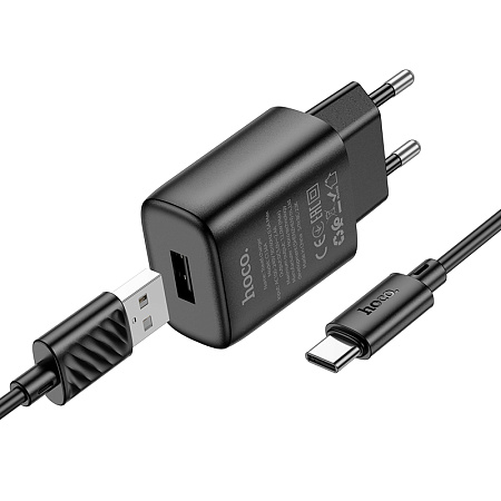 СЗУ 1USB 2.4A для Type-C Hoco C134A