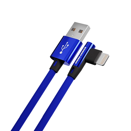 Дата-кабель USB 2.1A для Lightning 8-pin More choice K27i нейлон 1м