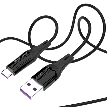 Дата-кабель USB 3.0A для Type-C More choice K35a силикон 1м