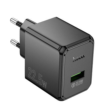 СЗУ 1USB 3.0A QC3.0 22.5W быстрая зарядка Hoco CS17A