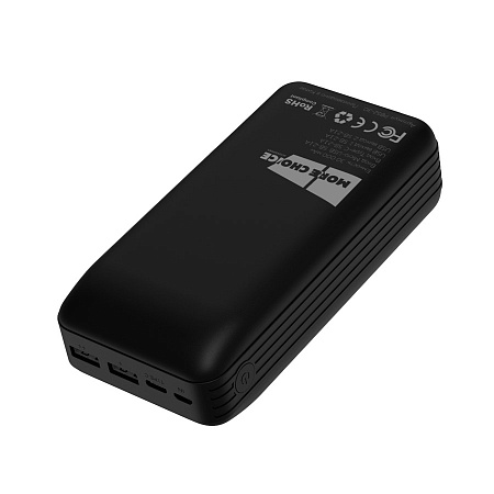 Внешний аккумулятор 30000mAh 2USB 2.1A More choice PB52-30