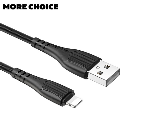 Дата-кабель USB 2.0A для Lightning 8-pin More choice K22i TPE 1м