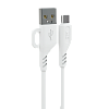 Дата-кабель USB 2.4A для micro USB More choice K81m ПВХ 1м