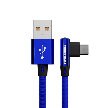 Дата-кабель USB 2.1A для micro USB More choice K27m нейлон 1м