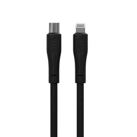 Дата-кабель USB 3.0A PD 27W для Lightning 8-pin Type-C More choice K60ia ПВХ 2м