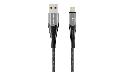 Дата-кабель Smart USB 2.4A для Lightning 8-pin More choice K41Si New нейлон 1м