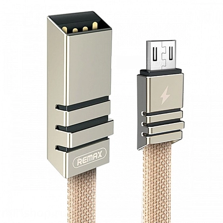 Дата-кабель USB 2.1A для micro USB Remax Weave RC-081m 1м 