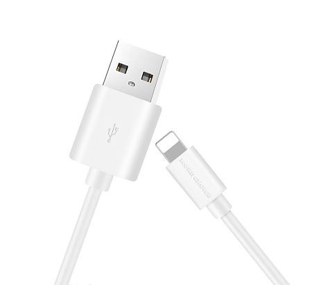 Дата-кабель USB 2.4A для Lightning 8-pin More choice K13i TPE 1м