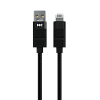 Дата-кабель USB 2.4A для Lightning 8-pin More choice K87i нейлон 2м
