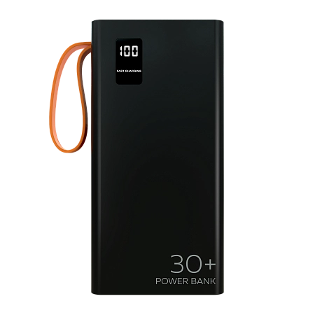 PURE Внешний аккумулятор 30000mAh 2USB 2.1A More choice PB22-30 с кабелем