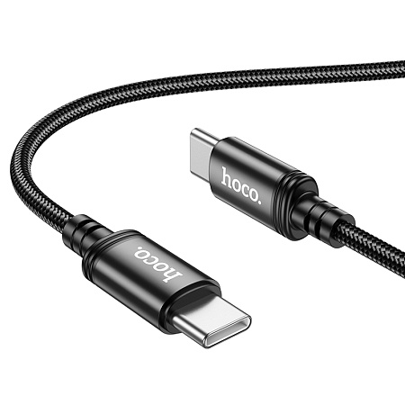 Дата-кабель USB 3.0A PD 60W для Type-C Type-C Hoco X89 Wind нейлон 1м