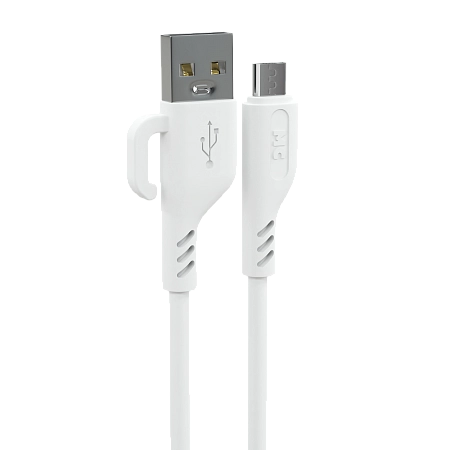 Дата-кабель USB 2.4A для micro USB More choice K81m ПВХ 2м