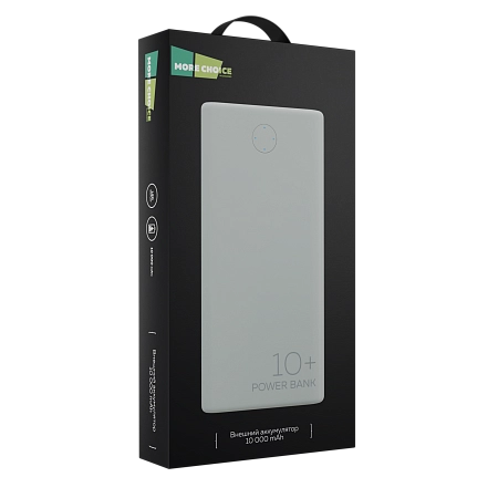 PURE Внешний аккумулятор 10000mAh 2USB 2.1A More choice PB11-10