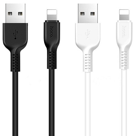 Дата-кабель USB 2.0A для Lightning 8-pin Hoco X13 TPE 1м