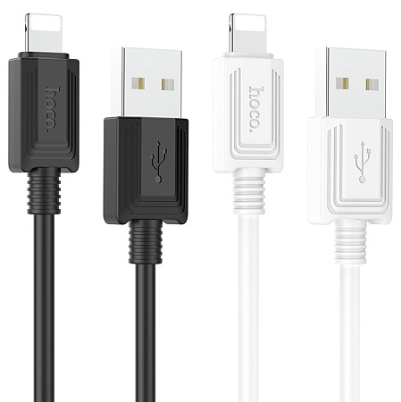Дата-кабель USB 2.4A для Lightning 8-pin Hoco X73 ПВХ 1м