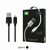 Дата-кабель USB 2.4A для Lightning 8-pin More choice K67i ПВХ 1м