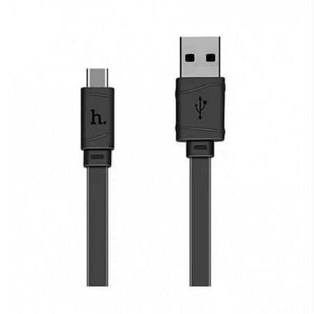 Дата-кабель USB 2.4A для Type-C Hoco X5 ПВХ 1м