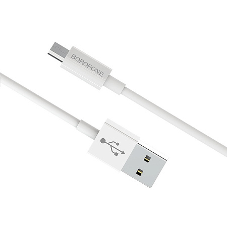 Дата-кабель USB 2.1A для micro USB Borofone BX22 ПВХ 1м