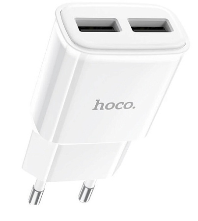 СЗУ 2USB 2.4A для micro USB Hoco C88A 1м
