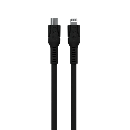 Дата-кабель USB 3.0A PD 27W для Lightning 8-pin Type-C More choice K65ia ПВХ 2м