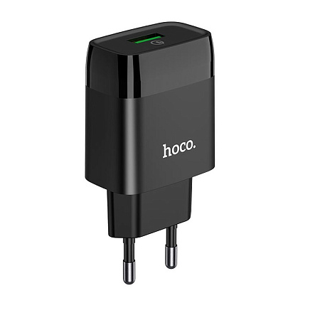 СЗУ 1USB 3.0A QC3.0 быстрая зарядка Hoco C72Q