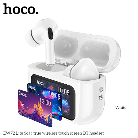 Bluetooth-наушники беспроводные вкладыши Hoco EW72 Lite Soar с сенсорным экраном