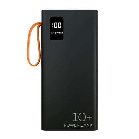 PURE Внешний аккумулятор 10000mAh 2USB 2.1A More choice PB22-10 с кабелем