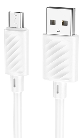 Дата-кабель USB 2.4A для micro USB Hoco X88 ПВХ 1м