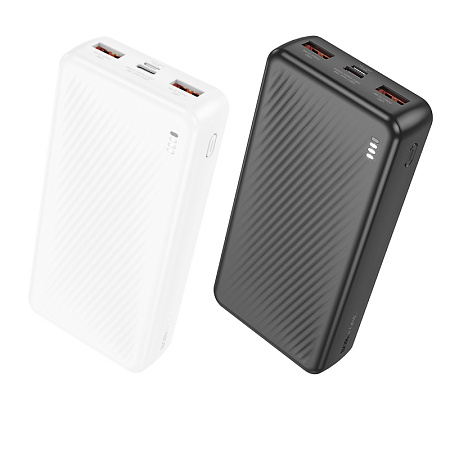 Внешний аккумулятор 20000mAh 2USB+Type-C PD 20W+22,5W быстрая зарядка LED Borofone BJ56A