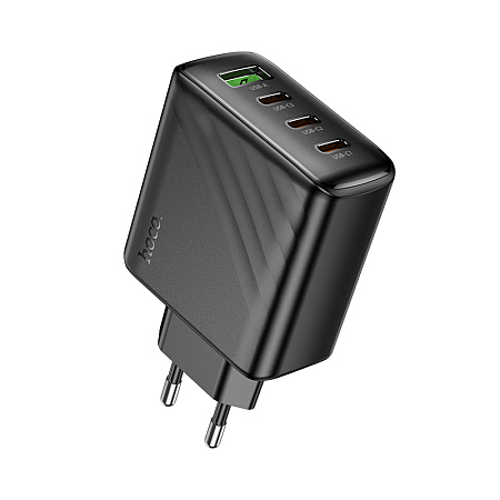 СЗУ 1USB+3Type-C 3.0A PD 67W+QC3.0 быстрая зарядка Hoco CS27A