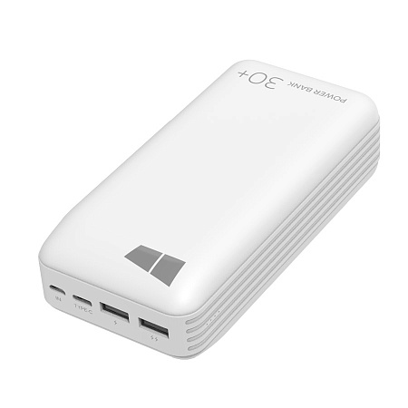 Внешний аккумулятор 30000mAh 2USB 2.1A More choice PB52-30