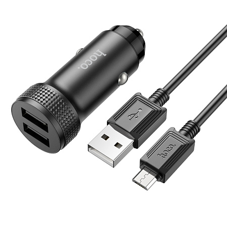 АЗУ 2USB 2.4A для micro USB Hoco Z49
