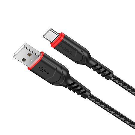 Дата-кабель USB 3.0A для Type-C Hoco X59 нейлон 1м