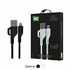 Дата-кабель USB 2.4A для Lightning 8-pin More choice K81i ПВХ 2м