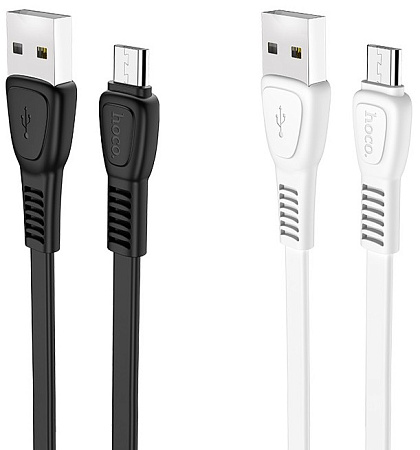 Дата-кабель USB 2.4A для micro USB Hoco X40 Noah TPE 1м